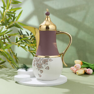 Stylish Lilac - Thermos/Vacuum Flask- Purple & Gold